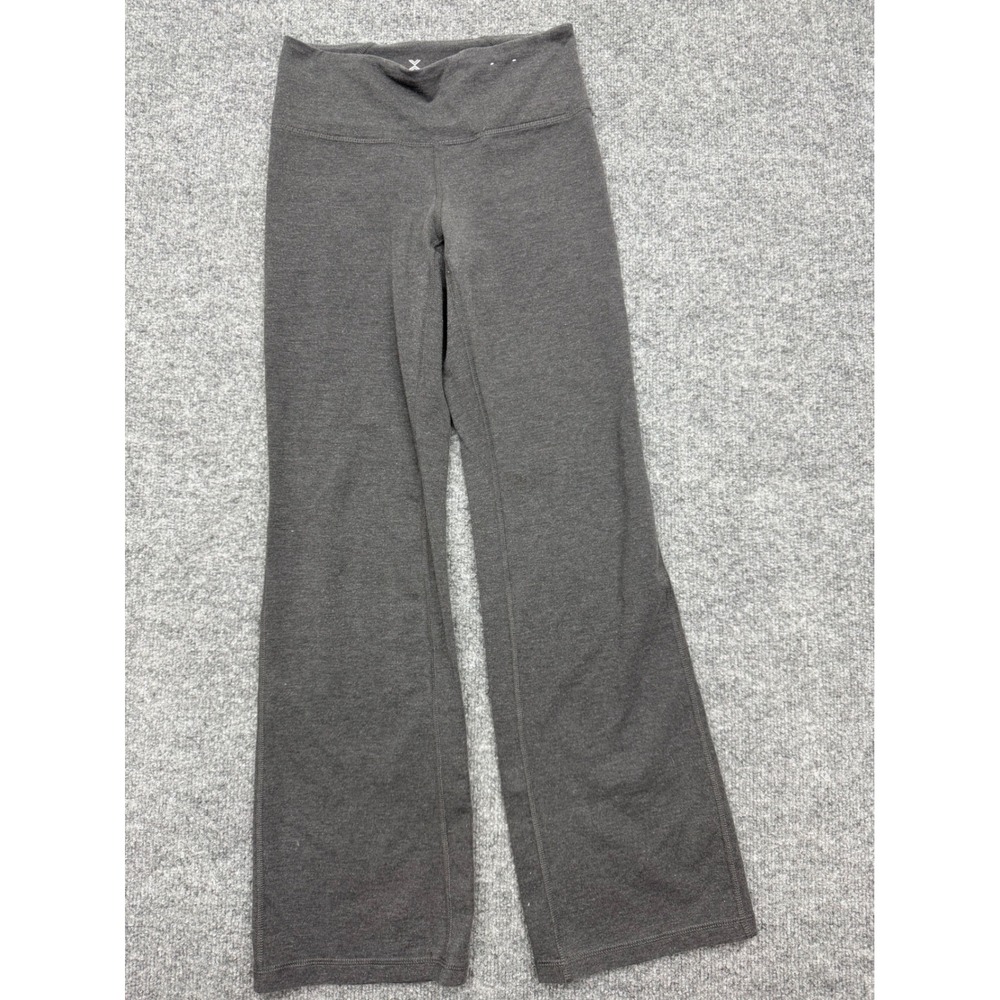 Xersion Quick-Dri Women Bootcut Yoga Pants Charcoal Gray Small Activewear S